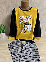 Пижама для мальчика хлопковая на 10-11 лет