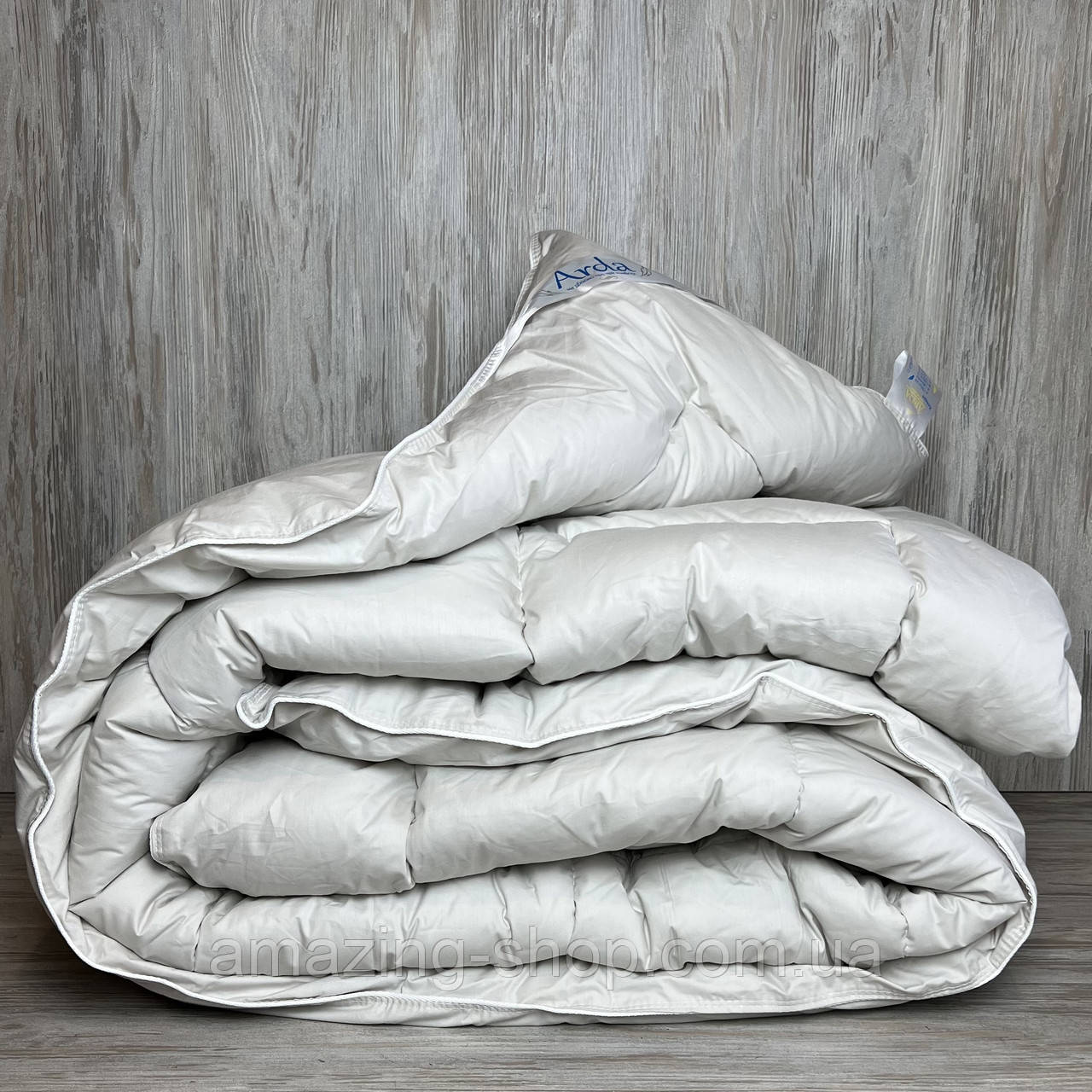 Зимова ковдра Штучний лебединий пух "АРДА" Розмір двоспальний 175*215 см., фото 1