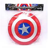Щит Капитана Америка , музыкальный, с подсветкой, диаметр 32 см