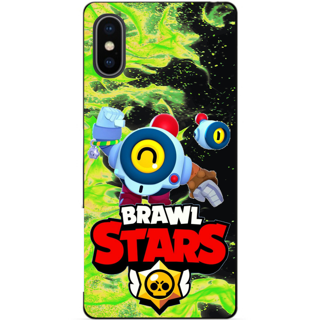 Силіконовий бампер чохол для Iphone X 10 з Героєм Бравл Нані