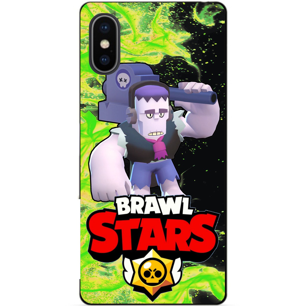 Силіконовий бампер чохол для Iphone X 10 з Героєм Бравл Френк