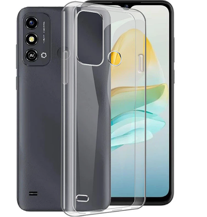 Ультратонкий чохол для ZTE blade A53 прозорий, фото 1