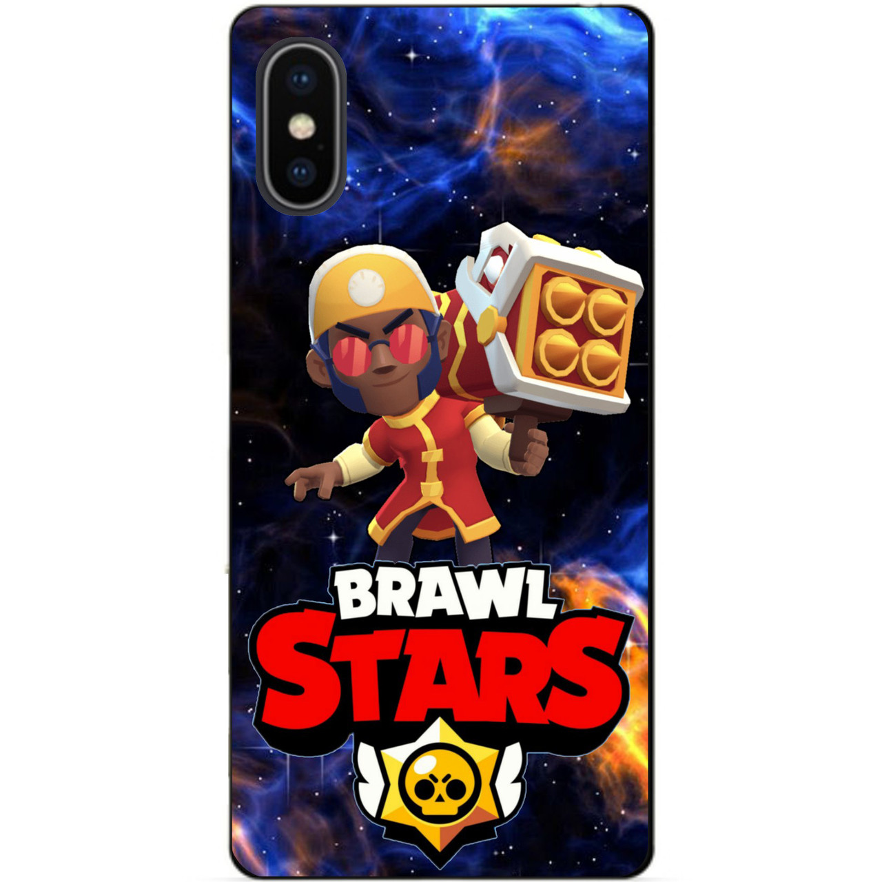 Силіконовий бампер чохол для Iphone XS з Героєм Космічний Бравл Брок