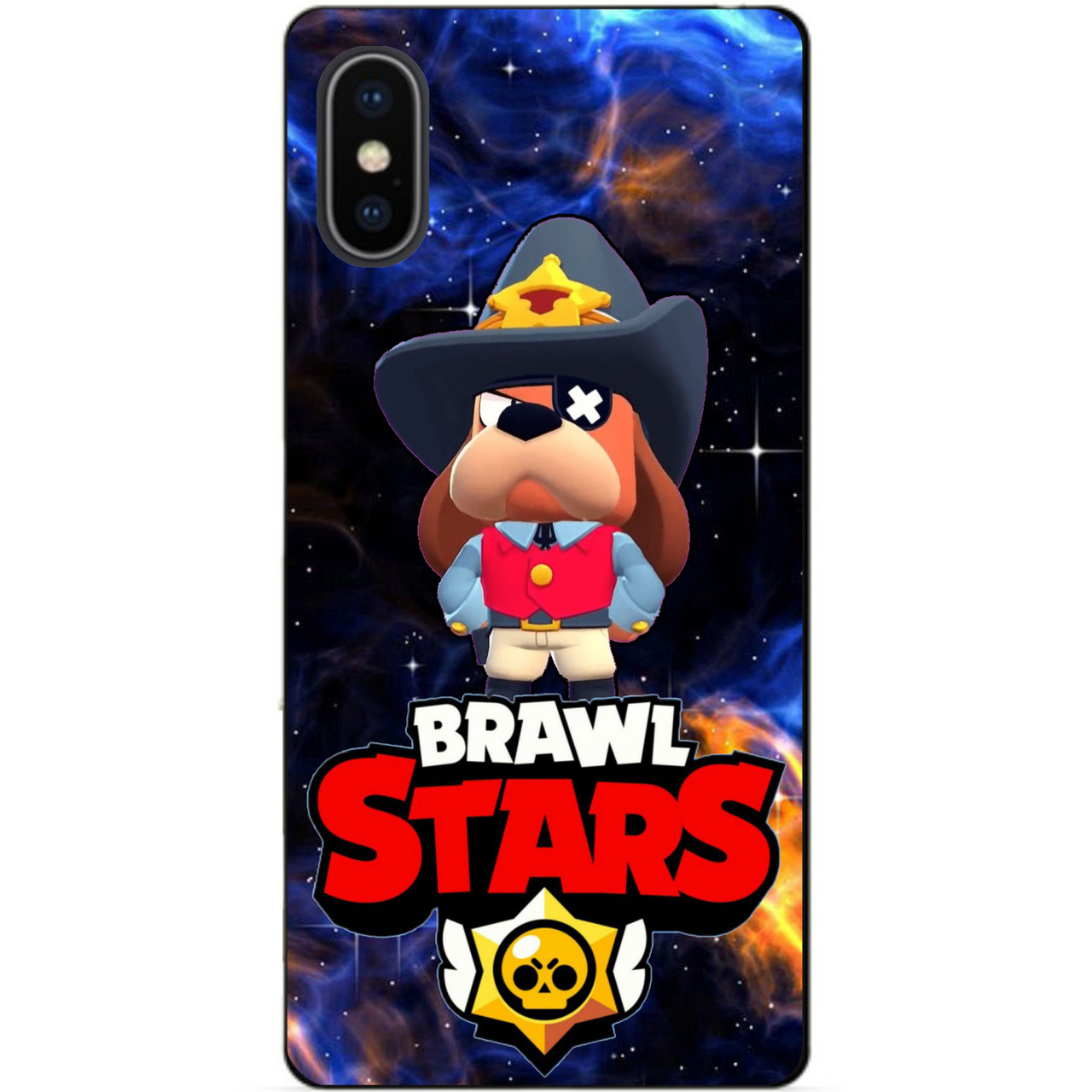 Силіконовий бампер чохол для Iphone XS з Героєм Космічний Бравлійськийувальник Гавс