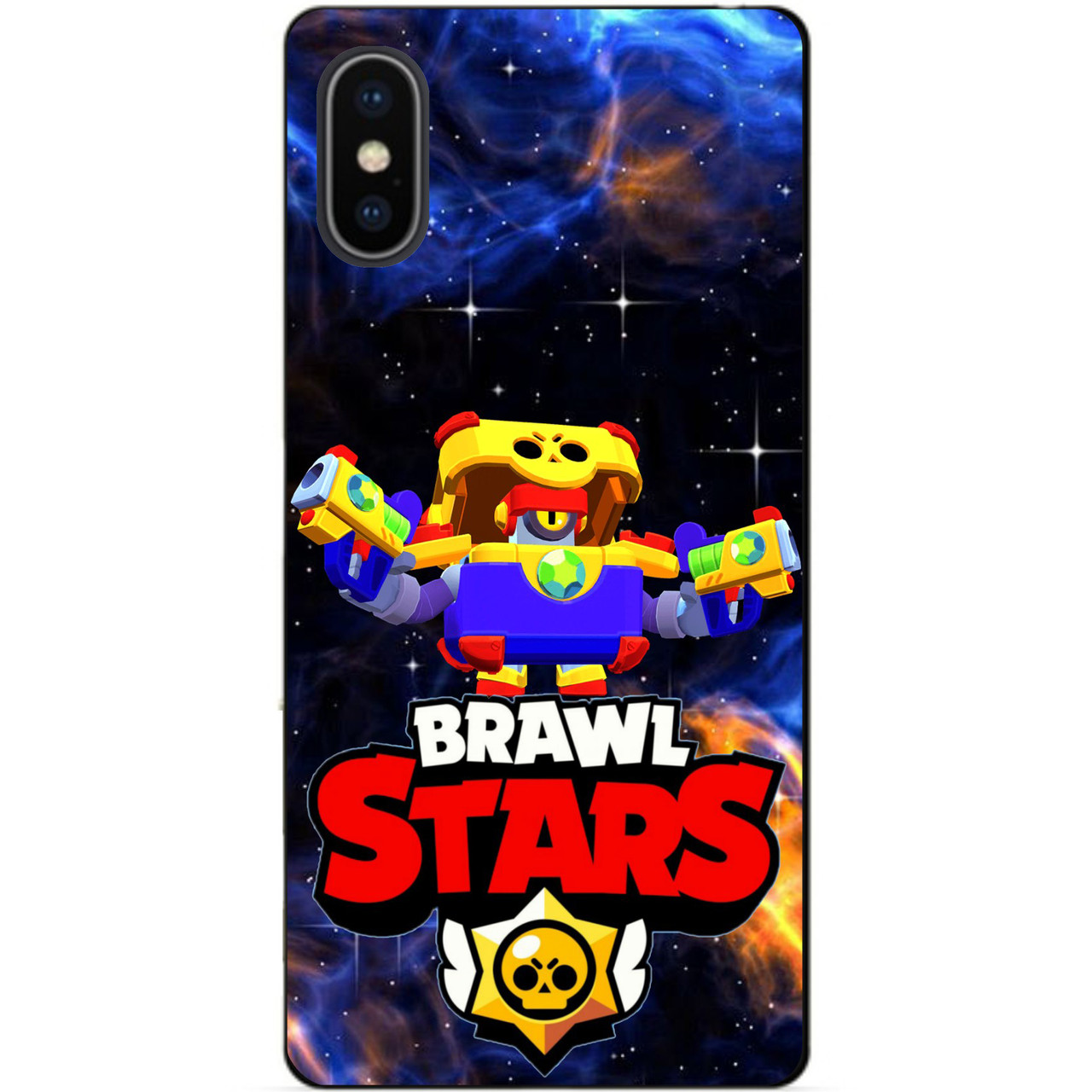 Силіконовий бампер чохол для Iphone XS з Героєм Космічний Бравл Дерріл