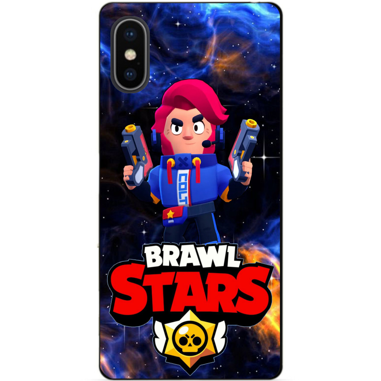 Силіконовий бампер чохол для Iphone XS з Героим Космічний Бравл Кольт