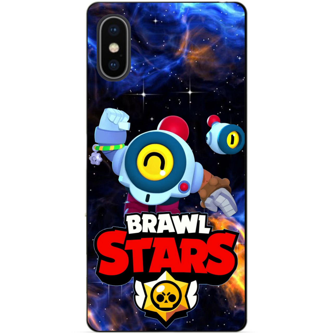 Силіконовий бампер чохол для Iphone XS/A14 з Героєм Космічний Бравл Нані