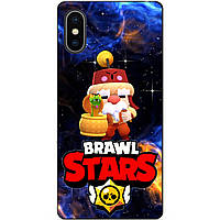 Силіконовий бампер чохол для Iphone XS/A14 з Героєм Космічний Бравл Гейл