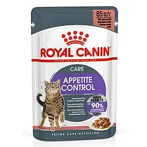 Вологий корм для котів Royal Canin Appetite Control Gravy pouch 85 г, 3+1 шт - домашня птиця, фото 3