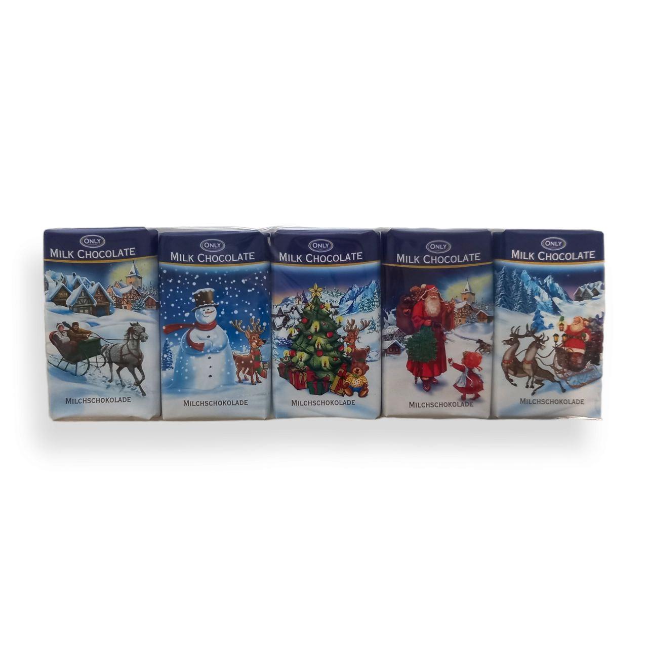 Рождественский молочный шоколад "Only" Австрия фасовка 5*15 g - фото 3 - id-p2008544797