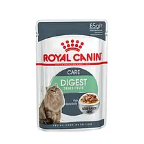 Вологий корм для котів Royal Canin Digest Sensitive Gravy pouch 85 г, 3+1 шт - домашня птиця, фото 2