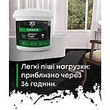 Фуга епоксидна для плитки у ванній Green Epoxy Fyga 1кг (легко змивається, дрібне зерно) Графіт RAL 7012, фото 7