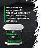 Фуга епоксидна для плитки Green Epoxy Fyga 3кг (легко змивається, дрібне зерно) Білий RAL 9010 plastall, фото 6