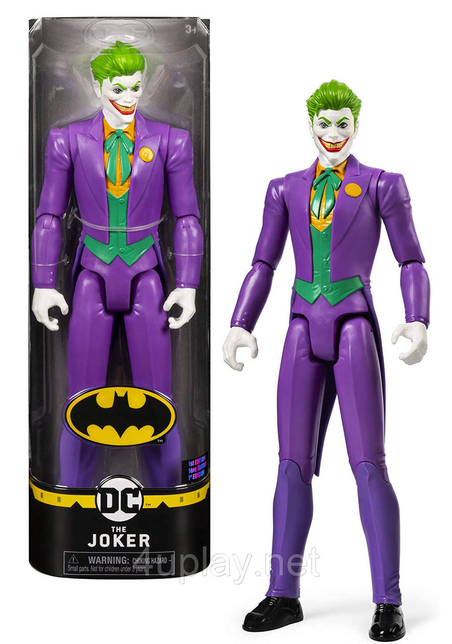Ігрова фігурка Джокер 30см. Batman 12-inch Joker Action Figure. 11 точок артикуляції. DC Comics, Spin Master