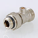 Кран нижнього під'єднання радіатора Valtec DN 3/4" (EK)x1/2" для сталевих радіаторів (Італія) VT.345R.N.05, фото 4
