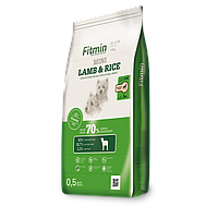 Fitmin dog mini lamb &rice 0,5kg / гипоаллергенный полноценный корм для взрослых собак малых пород (ягненок с