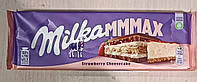 Шоколад Milka Choco Wafer, молочний 
 полуниця, 300 г