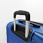 Валіза дорожня 3 в 1 трійка на колесах ABS пластик у різних кольорах Cans Чорна, фото 4