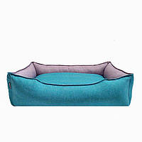 Лежак для собак лежанка кровать для собак и кошек съемный чехол с бортами S-XXXXXXL