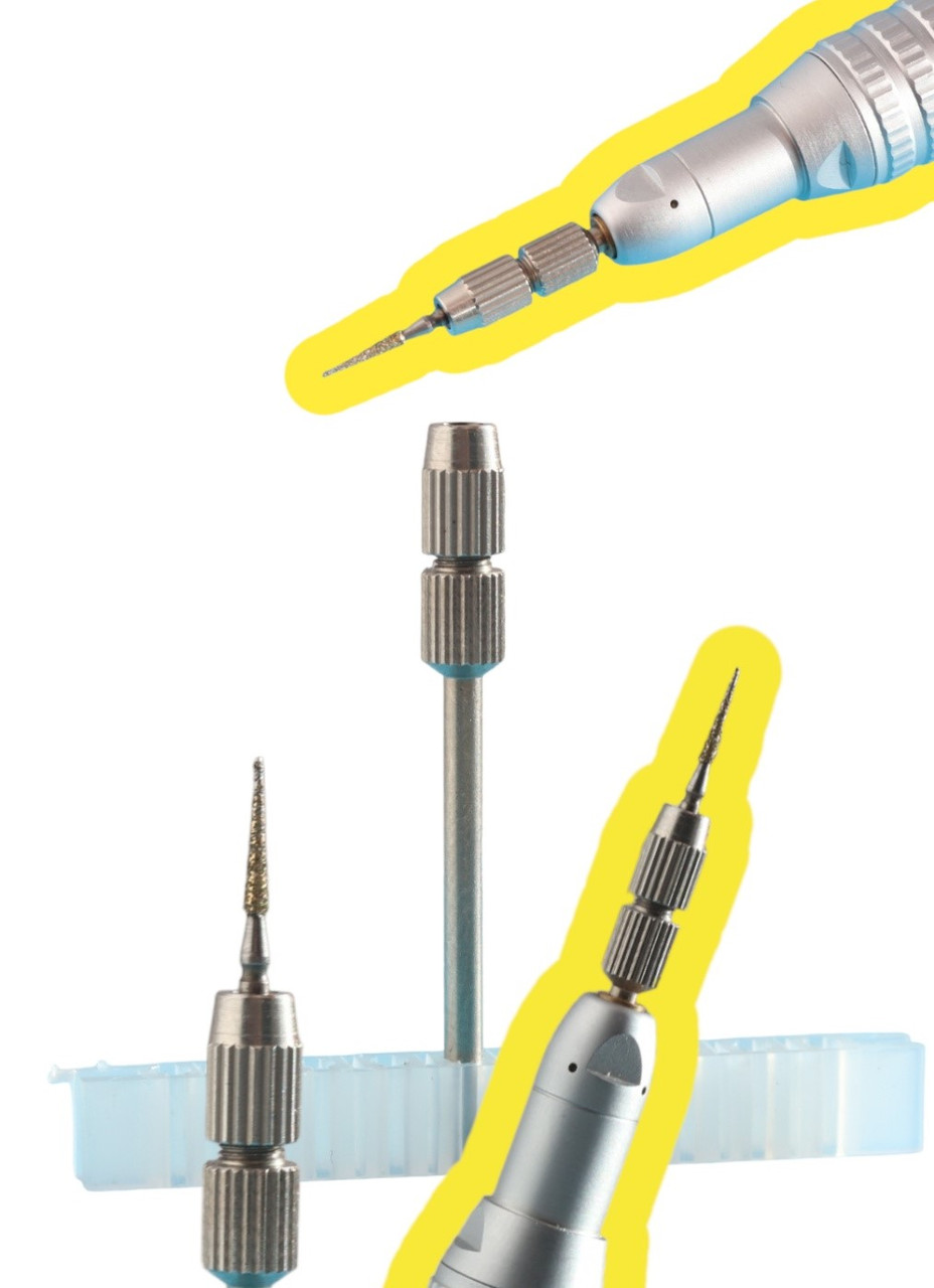 Адаптер-перехідник з 1.6 мм на 2.35 мм на турбінні бори (1шт)