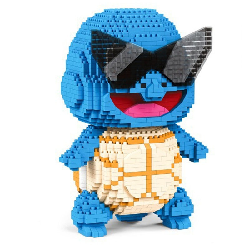 Конструктор 3D мініблоки Покемон Pokemon Squirtle/Чарівна черепаха, 2570 дет.