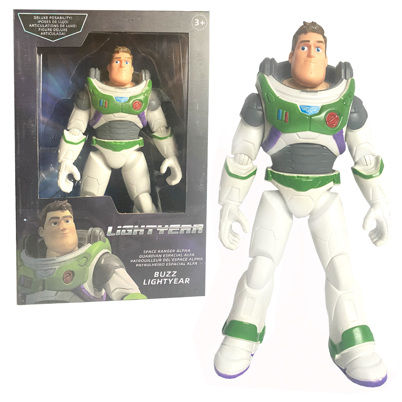 Фігурка Героя Базз Лайтер, Buzz Lightyear, Історія іграшок, космічний герой, шарнірний 34*17*7,5см (3388)