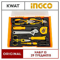 Набор ручного инструмента 29 предметов INGCO для мастерской с высококачественных материалов