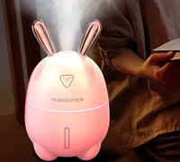 Настольный увлажнитель воздуха и ночник 2в1 Humidifiers Rabbit USB