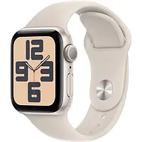 Смарт-годинник Apple Watch SE 2 GPS 40mm Starlight Aluminium Case with Starlight Sport Band S/M (MR9U3)