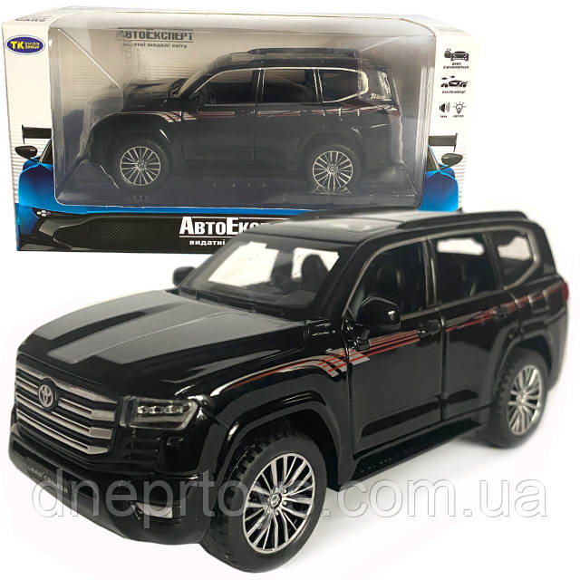 Игрушечная машинка металлическая Toyota Land Cruiser 300, тойота