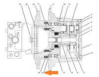 Соединительная муфта 155-0181 редуктора хода для Caterpillar 318B