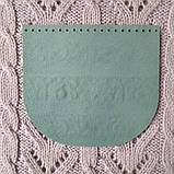 Клапан для сумки "Кiнь". Фісташка., фото 2