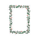 Вінілова інтер'єрна наклейка на Новий рік, Різдво "Гілочки смереки та різдвянника", фото 8