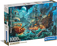 Пазл Clementoni Pirates Battle Битва с пиратами 1000 шт. (39777)