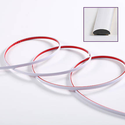 D-подібний молдинг 3m*8mm*4mm БІЛИЙ (D) SW-00001550, фото 1
