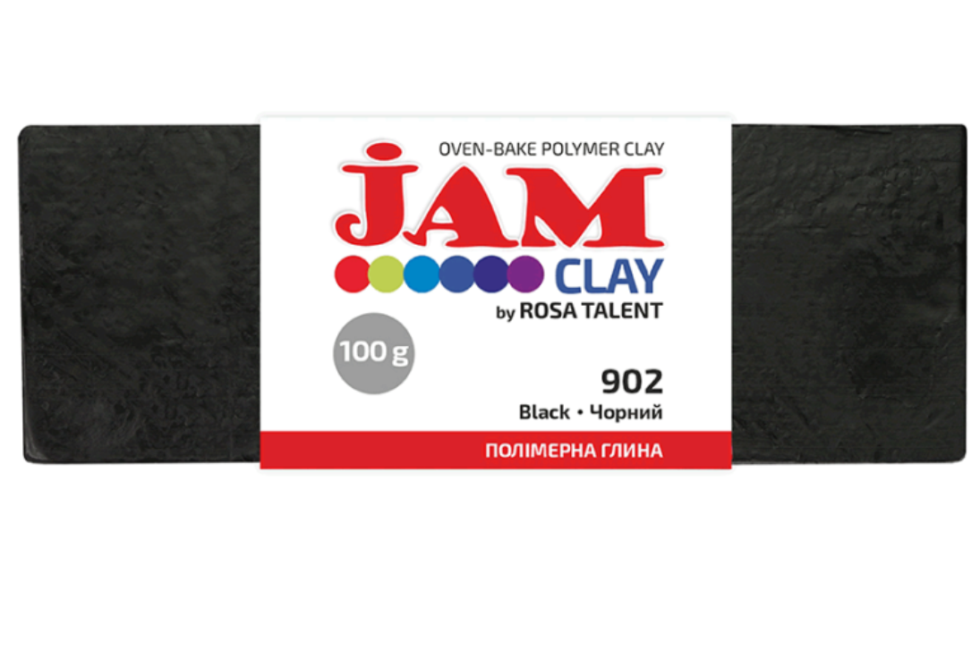 Пластика Jam Clay Чорний 100г ROSA TALENT