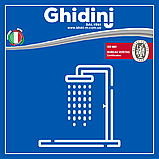 Сифон для душового піддона Ø40/50х1.1/2" випуск 70 мм LYON Ghidini 3500, фото 5