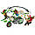 Бойовий транспорт із фігуркою TMNT - Леонардо на мотоциклі (83431), фото 3