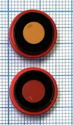 Скло камери Apple iPhone 14, iPhone 14 Plus, оригінал Китай із червоним кільцем — 2 шт., фото 1