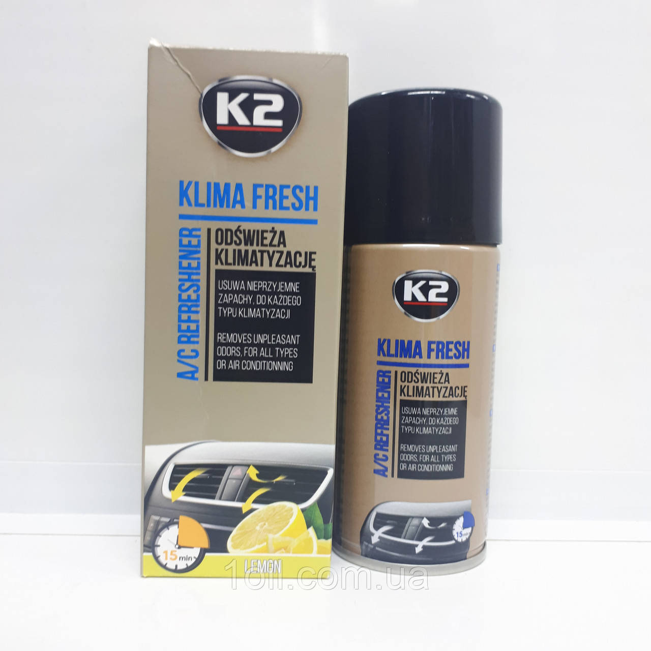 K2 KLIMA FRESH Освіжувач кондиціонера (аерозоль) K222 150ml