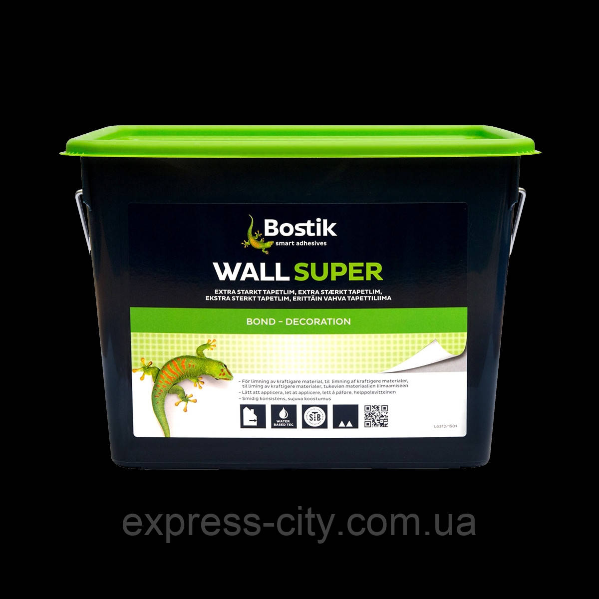 Клей для настінних покриттів Bostik Wet Room 78 (5 л)