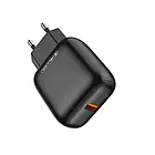 Адаптер живлення для телефона Jellico C32 1USB QC3.0 Black, фото 2
