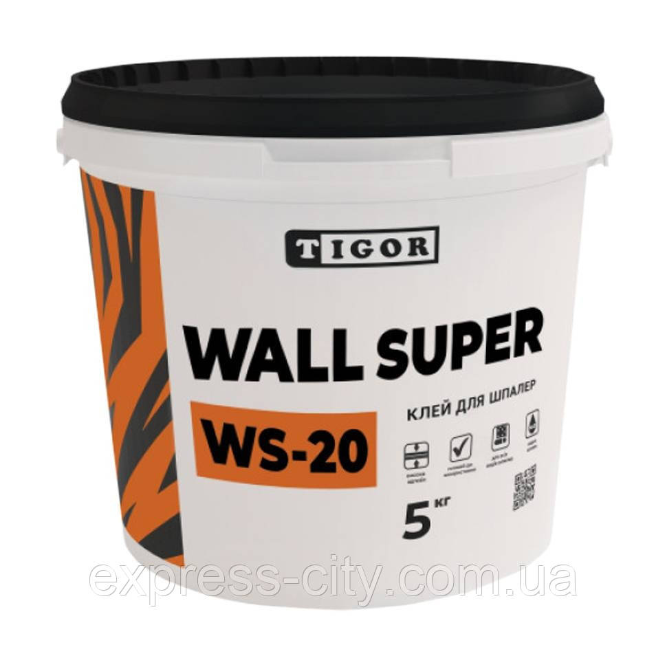 Клей для шпалер TIGOR Wall super WS-20 (5 кг), фото 1