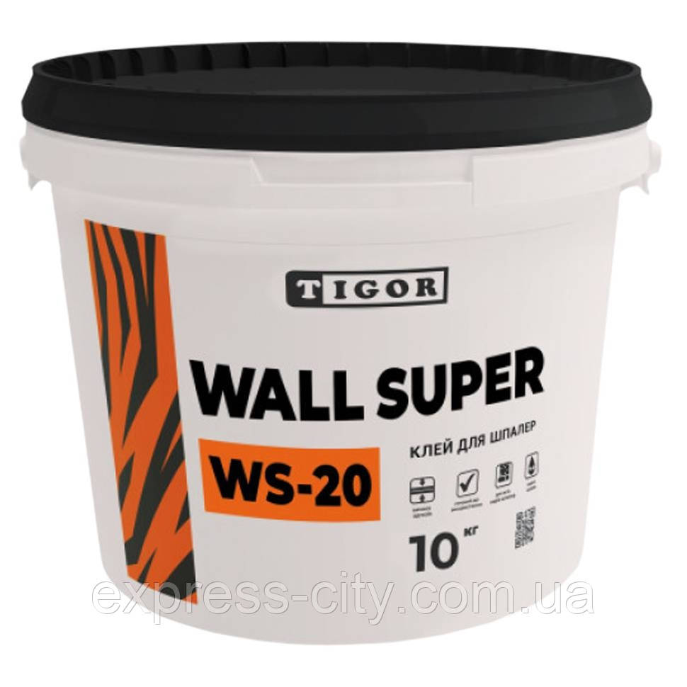 Клей для шпалерів TIGOR Wall super WS-20 (5 кг)