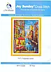 Набір для вишивання за нанесеною на канву схемою"Venetian scene". AIDA 14CT printed 55*72 см, фото 3