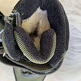 Черевики дитячі зимові хакі /30607/ 26р, фото 2