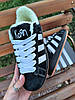 Зимові Кросівки Adidas Campus 00s Winter Black White / Адідас Кампус 00 Чорні з Білим (Хутро), фото 8
