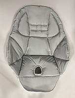 Чохол DavLu на стільчик для годування Peg-Perego Tatamia Світло сірий (Ch-n-1-7)