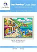 Набір для вишивання за нанесеною на канву схемою "Seaside Cafe 2". AIDA 14CT printed, 30*21 см, фото 3
