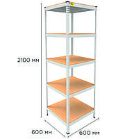 Металевий стелаж MRL-2100 ( 600x600) білий